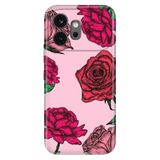 Cekuonline Honor 600 5G ile Uyumlu Kılıf, Red Rose Temalı Desenli, Darbe Emici Silikon