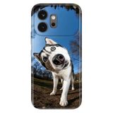 Cekuonline Honor 600 5G ile Uyumlu Kılıf, Şaşkın Husky Temalı Desenli, Darbe Emici Silikon
