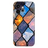 Cekuonline Honor 600 5G ile Uyumlu Kılıf, Vintage Tel Örgü Temalı Desenli, Darbe Emici Silikon