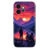 Cekuonline Honor 600 5G ile Uyumlu Motorum ve Ben Temalı Darbe Emici Silikon Kılıf, Çok Renkli
