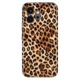 Cekuonline Honor 600 5G ile Uyumlu Silikon Kılıf, Afrika Leopar Temalı Desenli, Darbe Emici