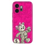 Cekuonline Honor 600 5G ile Uyumlu Silikon Kılıf, Bear Shopping Temalı Desenli, Darbe Emici