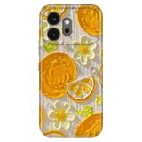 Cekuonline Honor 600 5G ile Uyumlu Silikon Kılıf, Lemon Temalı Desenli, Darbe Emici