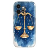 Cekuonline Honor 600 5G ile Uyumlu Terazi Burcu Temalı Desenli Darbe Emici Silikon Kılıf, Çok Renkli