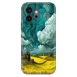 Cekuonline Honor 600 5G ile Uyumlu Toscana Temalı Desenli Darbe Emici Silikon Kılıf, Çok Renkli