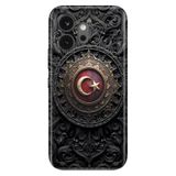 Cekuonline Honor 600 5G ile Uyumlu Türkiye TC Temalı Desenli Darbe Emici Silikon Kılıf