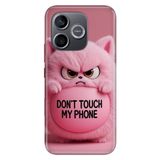 Cekuonline Honor 600 Lite ile Uyumlu Dont Touch Temalı Desenli Darbe Emici Silikon Kılıf