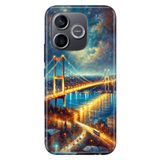 Cekuonline Honor 600 Lite ile Uyumlu İstanbul Kolaj Temalı Desenli Darbe Emici Silikon Kılıf