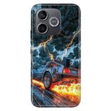 Cekuonline Honor 600 Lite ile Uyumlu Kılıf, Geleceğe Temalı Desenli, Darbe Emici Silikon