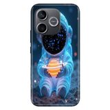 Cekuonline Honor 600 Lite ile Uyumlu Kılıf, Minik Astronot Temalı Desenli, Darbe Emici Silikon