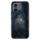 Cekuonline Honor 600 Lite ile Uyumlu Kılıf, Ormanda Gece Temalı Desenli, Darbe Emici Silikon