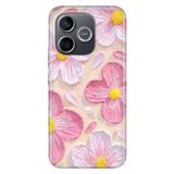 Cekuonline Honor 600 Lite ile Uyumlu Kılıf, Paint Botanical Temalı Desenli, Darbe Emici Silikon