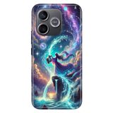 Cekuonline Honor 600 Lite ile Uyumlu Kova Burcu Temalı Desenli Darbe Emici Silikon Kılıf
