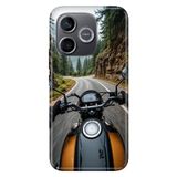 Cekuonline Honor 600 Lite ile Uyumlu Motorsiklet Temalı Darbe Emici Silikon Kılıf