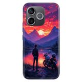 Cekuonline Honor 600 Lite ile Uyumlu Motorum ve Ben Temalı Darbe Emici Silikon Kılıf, Çok Renkli