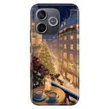 Cekuonline Honor 600 Lite ile Uyumlu Noel Temalı Desenli Darbe Emici Silikon Kılıf, Çok Renkli
