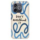 Cekuonline Honor 600 Lite ile Uyumlu Overthink Temalı Desenli Darbe Emici Silikon Kılıf