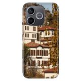 Cekuonline Honor 600 Lite ile Uyumlu Safranbolu Temalı Desenli Darbe Emici Silikon Kılıf, Çok Renkli