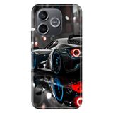 Cekuonline Honor 600 Lite ile Uyumlu Silikon Kılıf, My Car Temalı Desenli, Darbe Emici, Çok Renkli