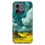 Cekuonline Honor 600 Lite ile Uyumlu Toscana Temalı Desenli Darbe Emici Silikon Kılıf, Çok Renkli