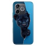 Cekuonline Honor 600 Lite ile Uyumlu Yavru Panter Temalı Desenli Darbe Emici Silikon Kılıf