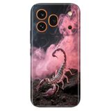 Cekuonline Honor 600 Pro 5G ile Uyumlu Akrep Burcu Temalı Desenli Darbe Emici Silikon Kılıf, Çok Renkli