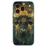 Cekuonline Honor 600 Pro 5G ile Uyumlu Boğa Burcu Temalı Desenli Darbe Emici Silikon Kılıf, Çok Renkli