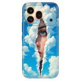 Cekuonline Honor 600 Pro 5G ile Uyumlu Kılıf, Girl On Cloud Temalı Desenli, Darbe Emici Silikon, Çok Renkli