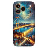 Cekuonline Honor 600 Pro 5G ile Uyumlu Kılıf, İstanbul Kolaj Temalı Desenli, Darbe Emici Silikon