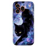 Cekuonline Honor 600 Pro 5G ile Uyumlu Kılıf, Kedi Başgan Temalı Desenli, Darbe Emici Silikon, Çok Renkli