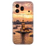 Cekuonline Honor 600 Pro 5G ile Uyumlu Kılıf, Kız Kulesi 34 Temalı Desenli, Darbe Emici Silikon