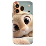 Cekuonline Honor 600 Pro 5G ile Uyumlu Kılıf, Minnoş Tavşan Temalı Desenli, Darbe Emici Silikon