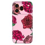 Cekuonline Honor 600 Pro 5G ile Uyumlu Kılıf, Red Rose Temalı Desenli, Darbe Emici Silikon