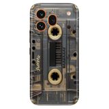 Cekuonline Honor 600 Pro 5G ile Uyumlu Kılıf, Retro Kaset Temalı Desenli, Darbe Emici Silikon