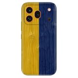 Cekuonline Honor 600 Pro 5G ile Uyumlu Kılıf, Sarı Lacivert Temalı Desenli, Darbe Emici Silikon
