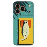 Cekuonline Honor 600 Pro 5G ile Uyumlu Kılıf, Sleep Cat Temalı Desenli, Darbe Emici Silikon