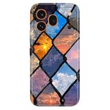 Cekuonline Honor 600 Pro 5G ile Uyumlu Kılıf, Vintage Tel Örgü Temalı Desenli, Darbe Emici Silikon