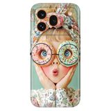 Cekuonline Honor 600 Pro 5G ile Uyumlu Silikon Kılıf, Donut Güzeli Temalı, Darbe Emici