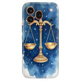 Cekuonline Honor 600 Pro 5G ile Uyumlu Terazi Burcu Temalı Desenli Darbe Emici Silikon Kılıf