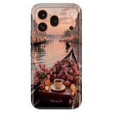 Cekuonline Honor 600 Pro 5G ile Uyumlu Venedik Temalı Desenli Darbe Emici Silikon Kılıf