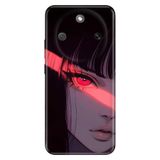 Cekuonline Honor Magic 8 Lite ile Uyumlu Kılıf, Beauty Anime Temalı Desenli, Darbe Emici Silikon