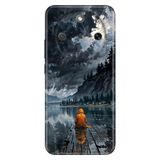 Cekuonline Honor Magic 8 Lite ile Uyumlu Kılıf, Ben ve Ben Temalı Desenli, Darbe Emici Silikon