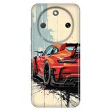 Cekuonline Honor Magic 8 Lite ile Uyumlu Kılıf, Car 911 Car Temalı Desenli, Darbe Emici Silikon