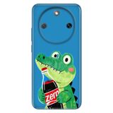 Cekuonline Honor Magic 8 Lite ile Uyumlu Kılıf, Diyet Temalı Desenli, Darbe Emici Silikon