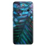 Cekuonline Honor Magic 8 Lite ile Uyumlu Kılıf, Glossy Orman Temalı Desenli, Darbe Emici Silikon