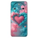 Cekuonline Honor Magic 8 Lite ile Uyumlu Kılıf, Kalp Atışım Temalı Desenli, Darbe Emici Silikon