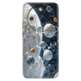 Cekuonline Honor Magic 8 Lite ile Uyumlu Kılıf, Komşu Gezegenler Temalı Desenli, Darbe Emici Silikon