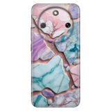 Cekuonline Honor Magic 8 Lite ile Uyumlu Kılıf, Musse Marble Temalı Desenli, Darbe Emici Silikon