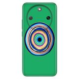 Cekuonline Honor Magic 8 Lite ile Uyumlu Kılıf, Nazarlardan Korusun Temalı Desenli, Darbe Emici Silikon