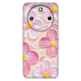 Cekuonline Honor Magic 8 Lite ile Uyumlu Kılıf, Paint Botanical Temalı Desenli, Darbe Emici Silikon